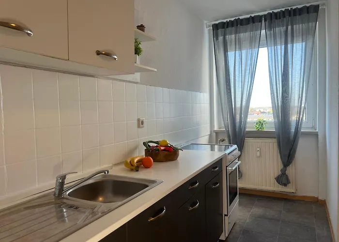 Apartman Zentrale Monteurwohnung Mit Top-ausstattung In